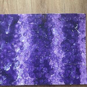 Abstract Purple Canvas Art